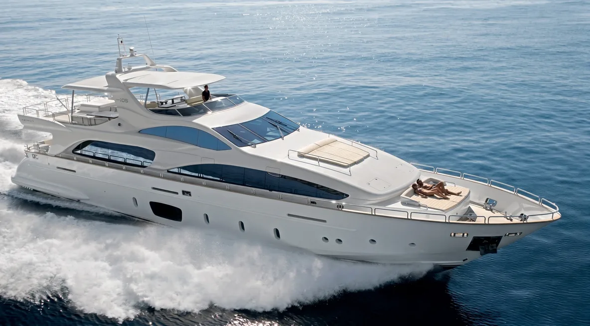 Azimut 105ft luxury yacht tour Papagayo Costa Rica
