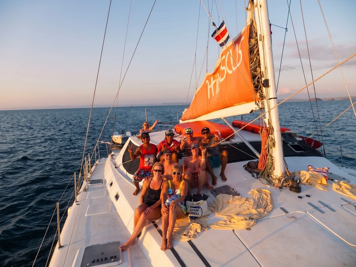 Catamaran sport fishing boat - Papagayo Gulf Costa Rica