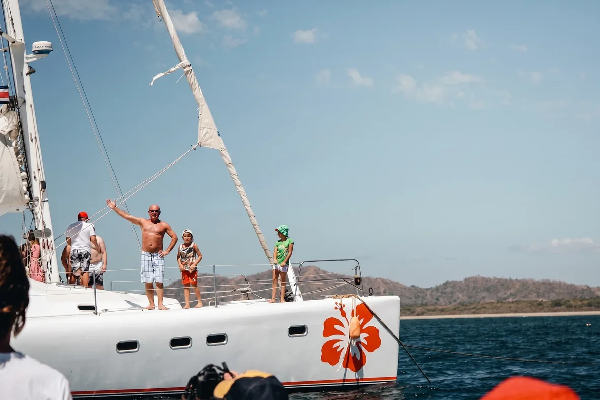 Catamaran sport fishing boat - Papagayo Gulf Costa Rica