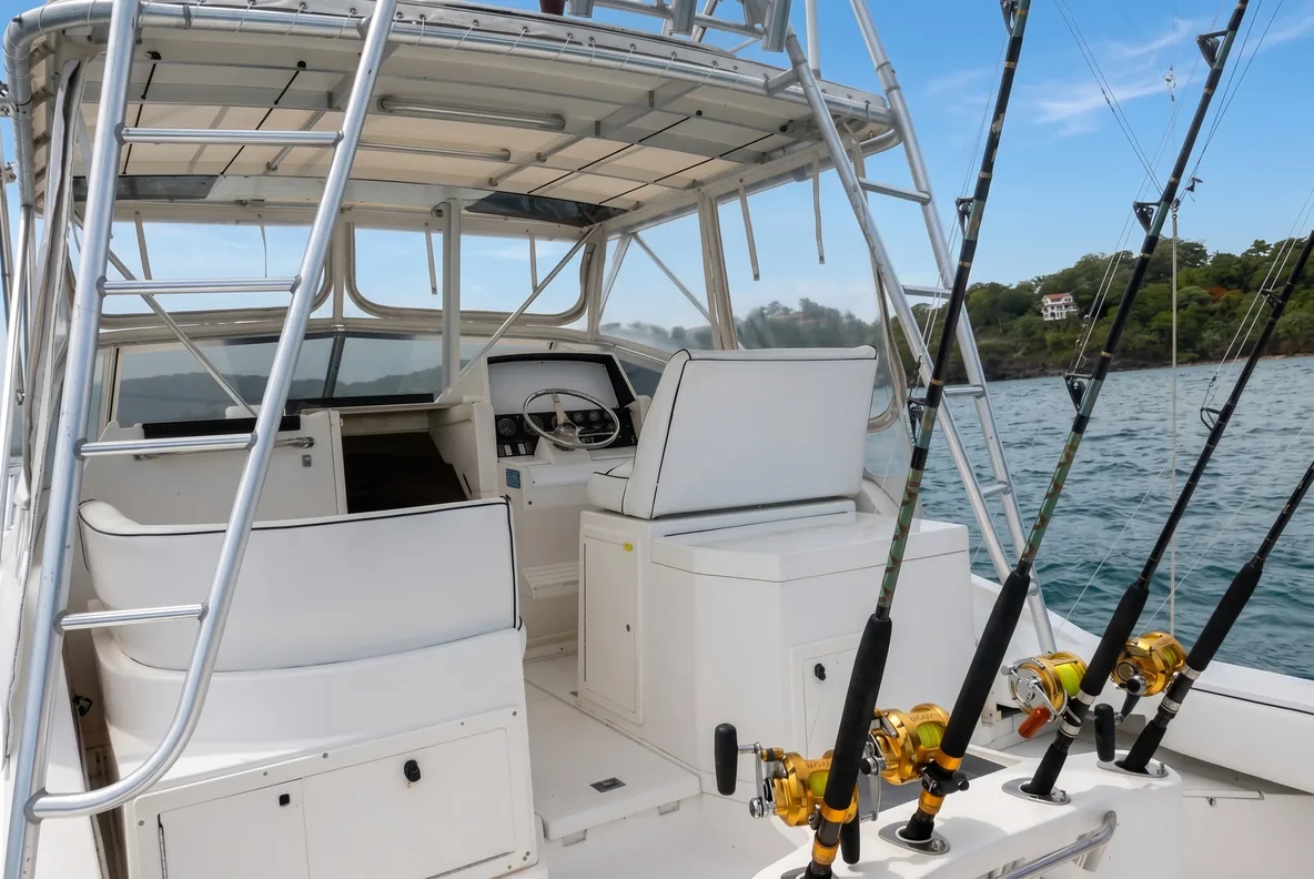 Runaway sport fishing boat - Papagayo Gulf Costa Rica
