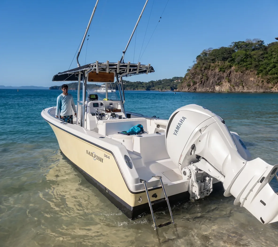 Sailfish sport fishing boat - Papagayo Gulf Costa Rica