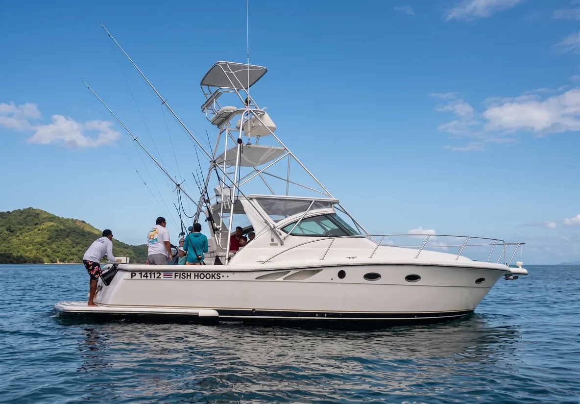 Tiara 40ft sport fishing charter Papagayo Costa Rica