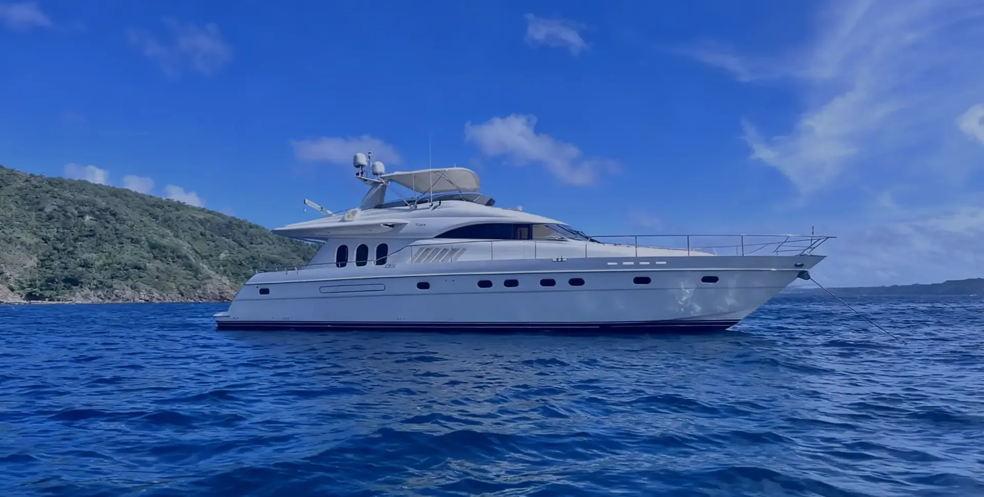 Viking 75ft luxury yacht tour Papagayo Costa Rica