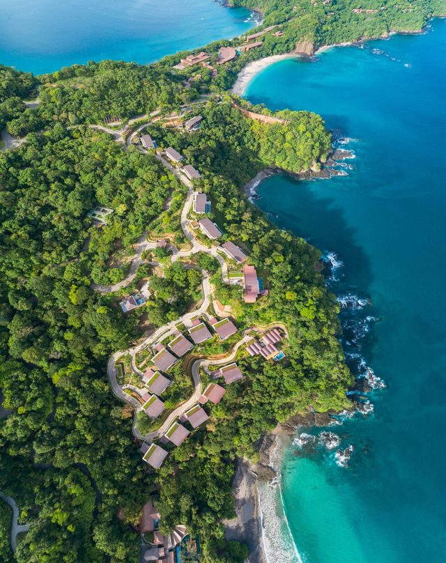 The beach at Four Seasons Papagayo, where the dinghy picks you up